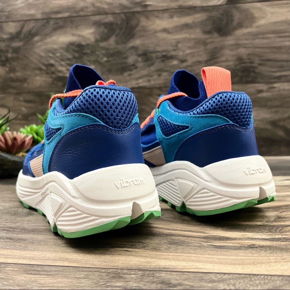 NIB Brandblack Aura 421BB Athletic Sneaker Running Shoes Blue Orange 8 39 - Picture 7 of 12